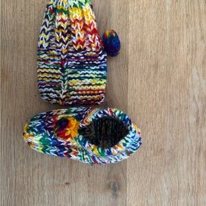Colorful Knit Kids Slipper